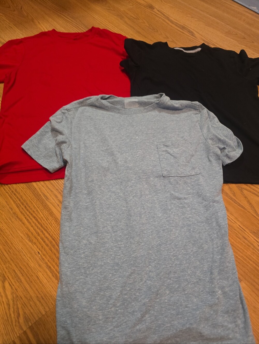 Kids Short Sleeve Pocket Tee - Light Gray